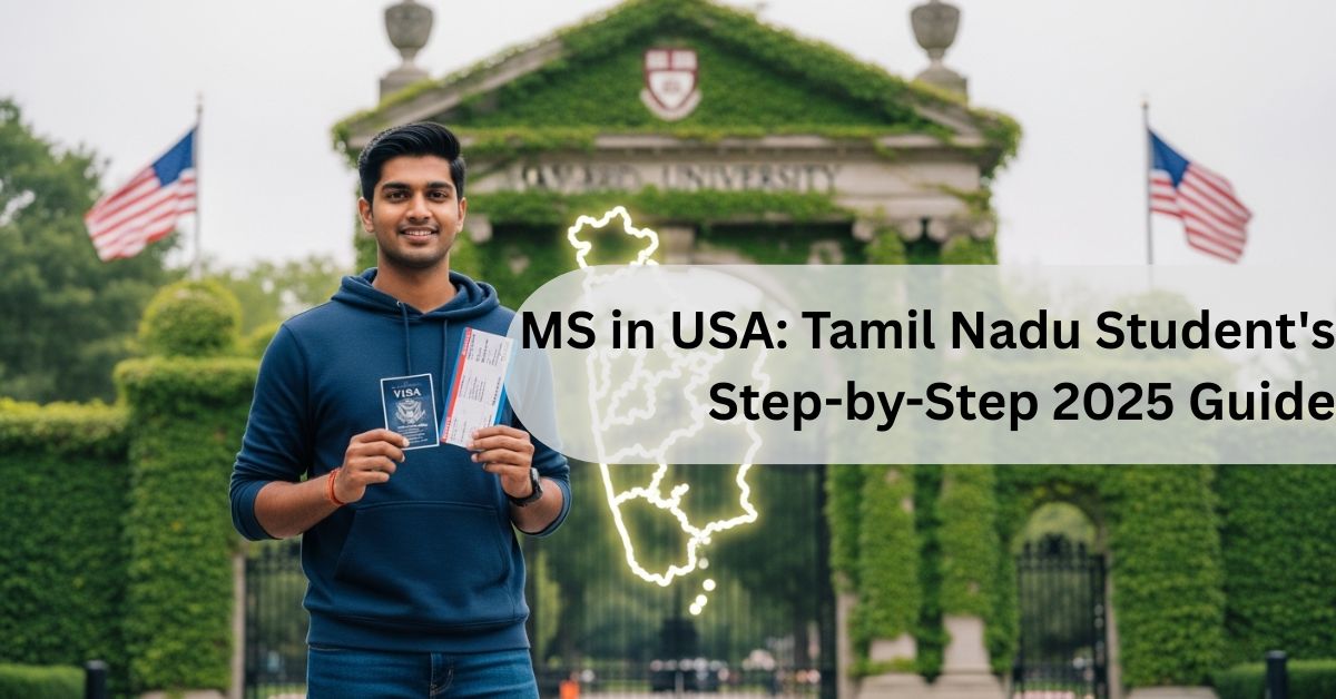 MS in USA: Tamil Nadu Student's Step-by-Step 2025 Guide